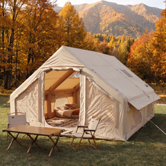 Luxury Inflatable Cabin Tent | 3-4 Person 4-Season Glamping Tent