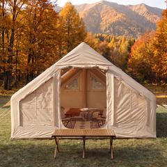Luxury Inflatable Cabin Tent | 3-4 Person 4-Season Glamping Tent
