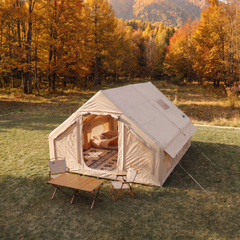 Luxury Inflatable Cabin Tent | 3-4 Person 4-Season Glamping Tent